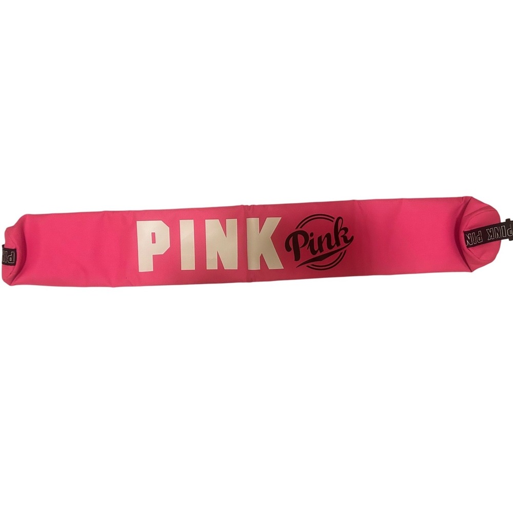 PINK by Victoria's Secret Bright‎ Pink Yoga Mat Bag Carry Strap Zipper Pouch